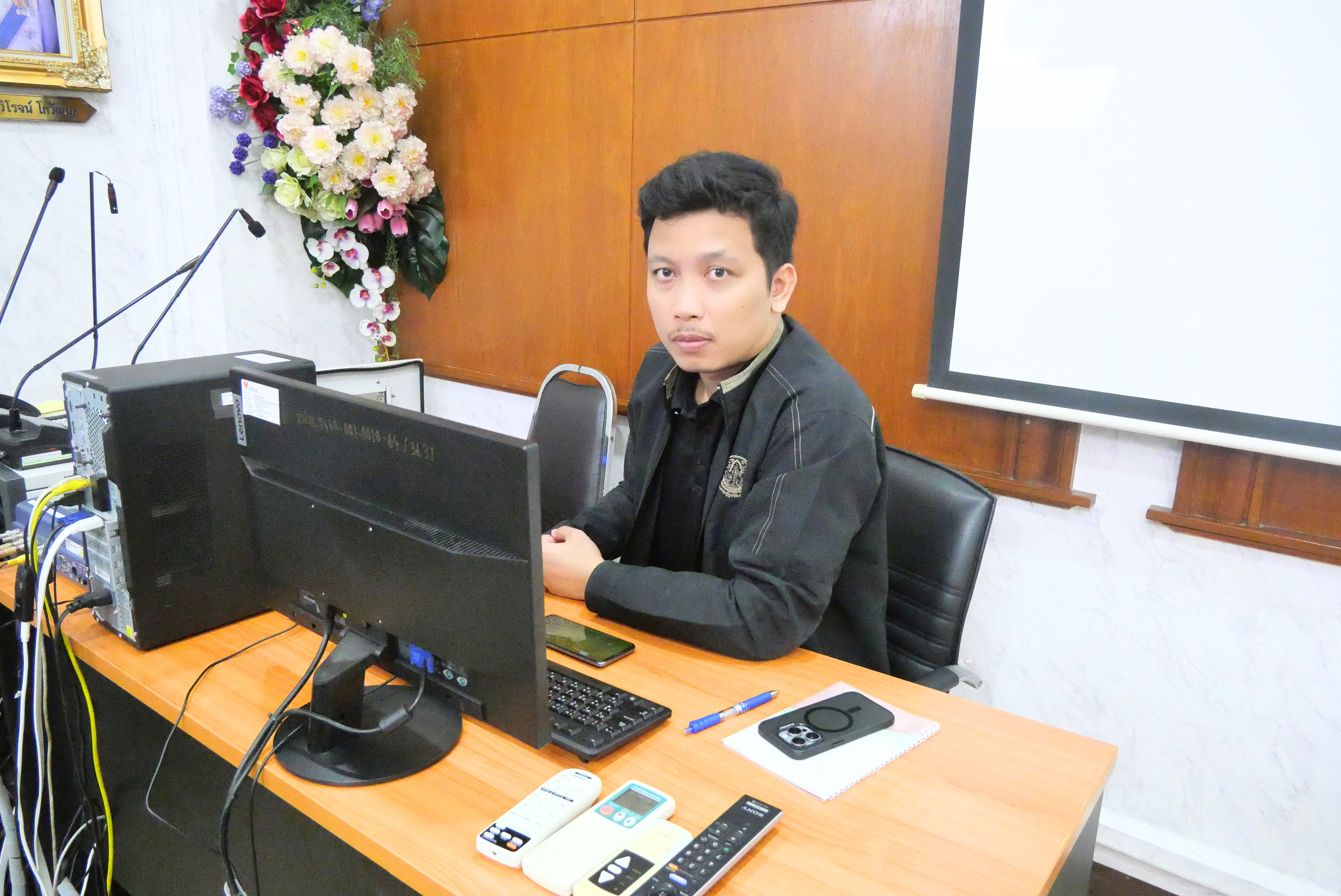 title - การประชุมการใช้งานระบบ E-office (Timesheet) ในการปฏิบัติงานนอกสถานที่ตั้ง 